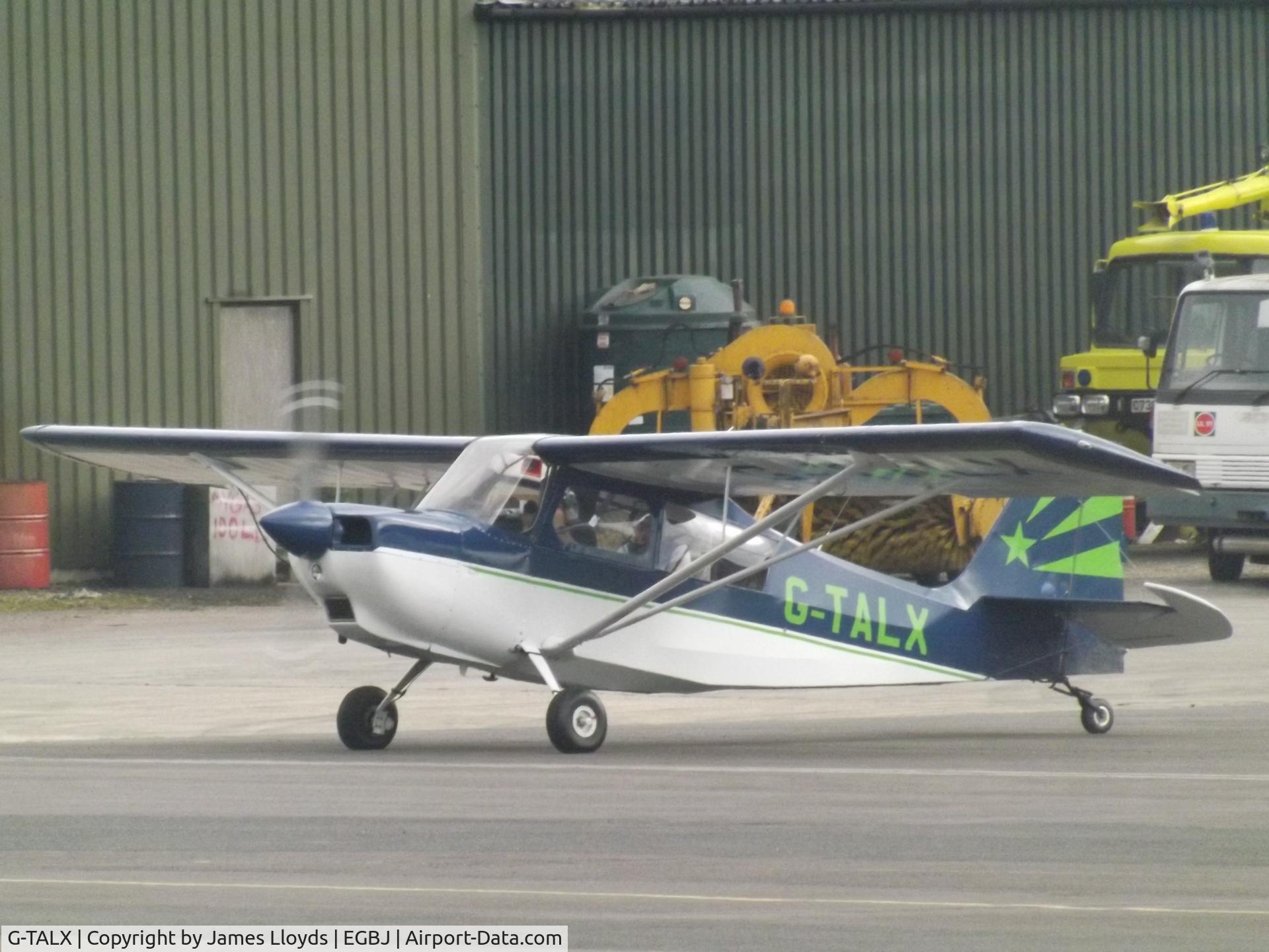 G-TALX, 1980 Bellanca 8KCAB Decathlon C/N 595-80, At Gloucestershire Airport.
