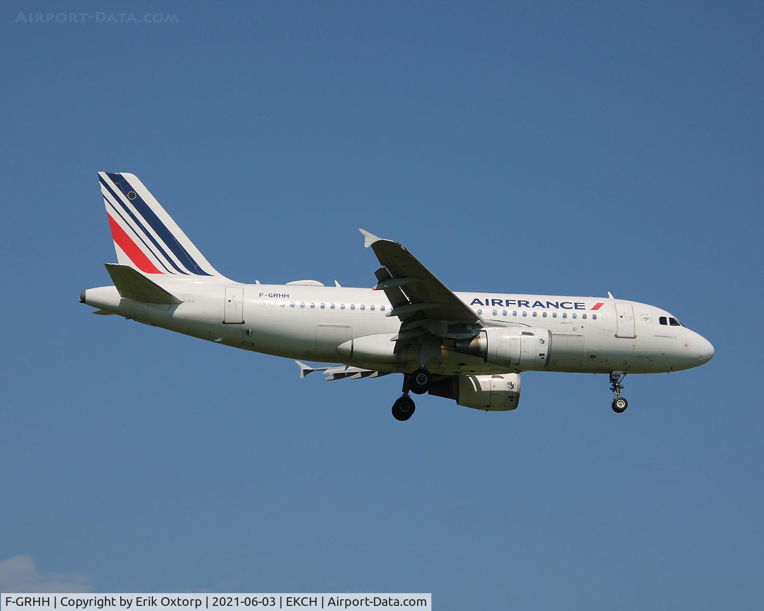F-GRHH, 1999 Airbus A319-111 C/N 1151, F-GRHH landing rw 04L