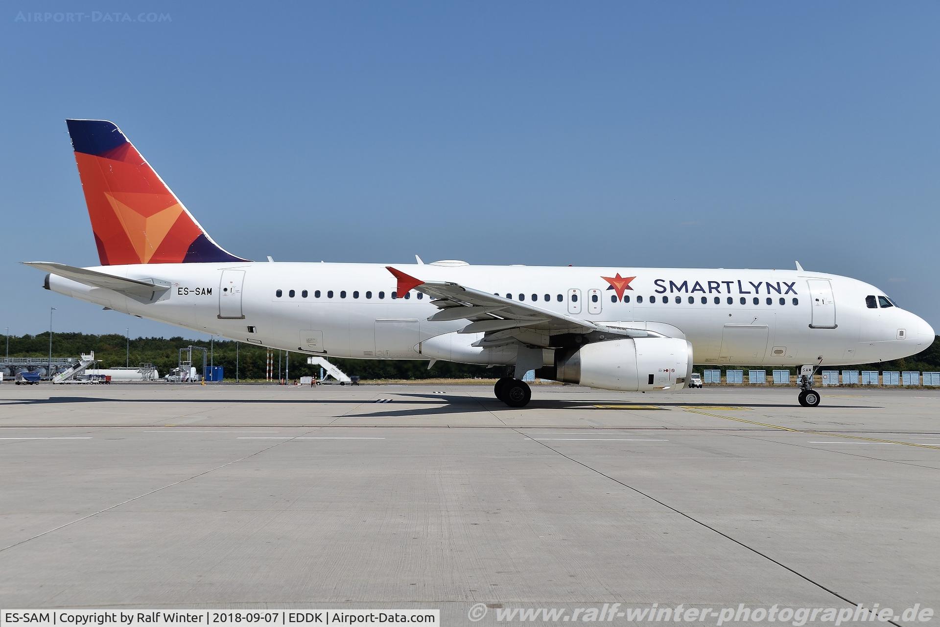 ES-SAM, 2002 Airbus A320-232 C/N 1896, Airbus A320-232 - 6X MYX SmartLynx Estonia - 1896 - ES-SAM - 07.08.2018 - CGN