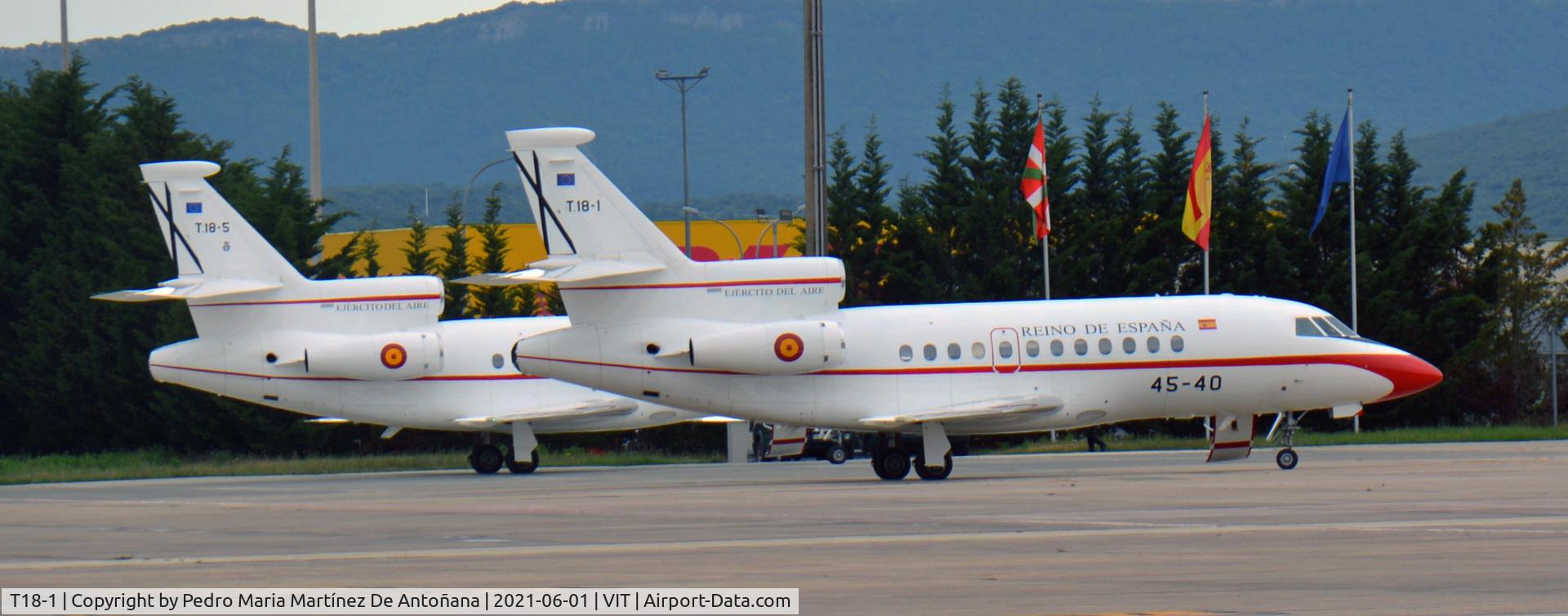 T18-1, 1987 Dassault Falcon 900 C/N 38, Aeropuerto de Foronda - Vitoria-Gasteiz - Euskadi - España