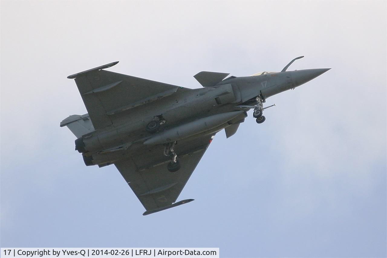 17, Dassault Rafale M C/N 17, Dassault Rafale M, Break over rwy 26, Landivisiau Naval Air Base (LFRJ)
