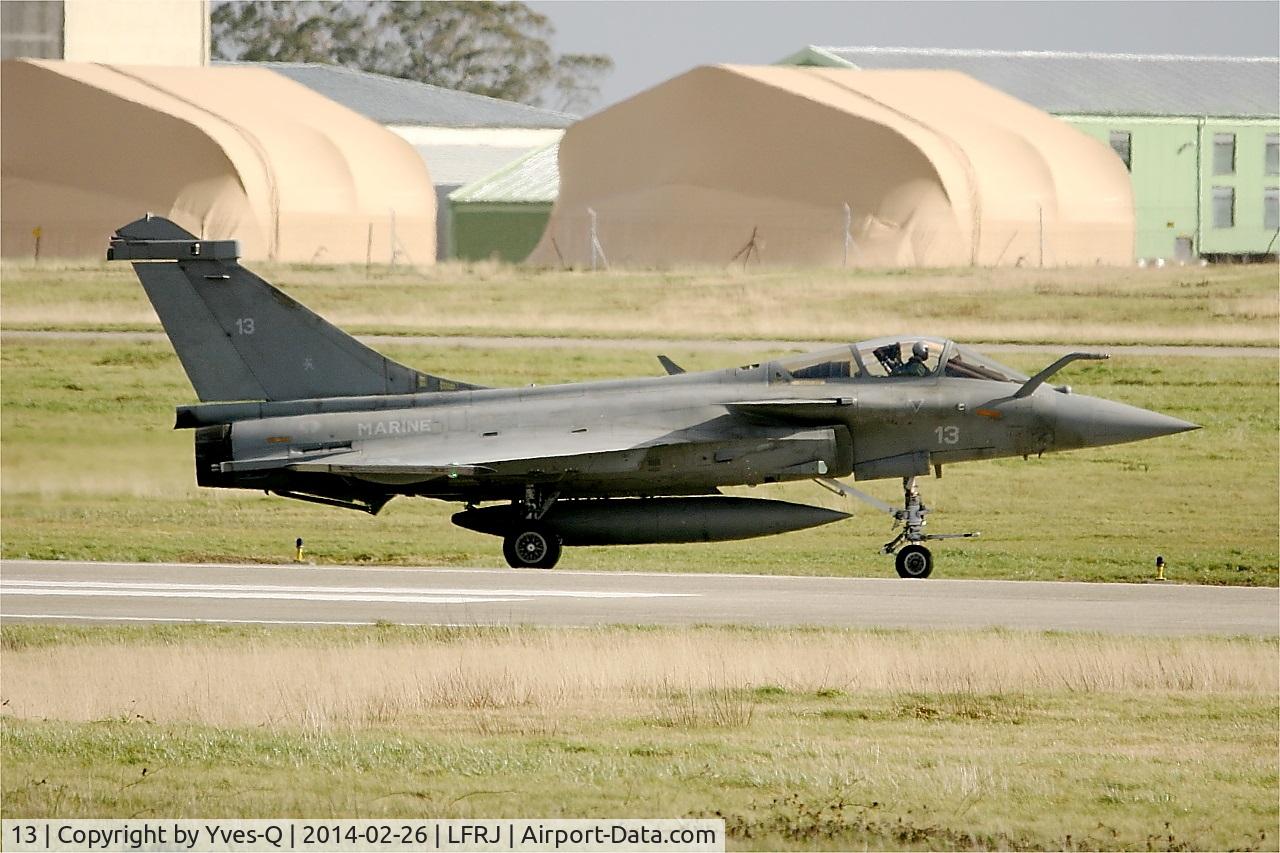 13, Dassault Rafale M C/N 13, Dassault Rafale M, Taxiing rwy 26, Landivisiau Naval Air Base (LFRJ)