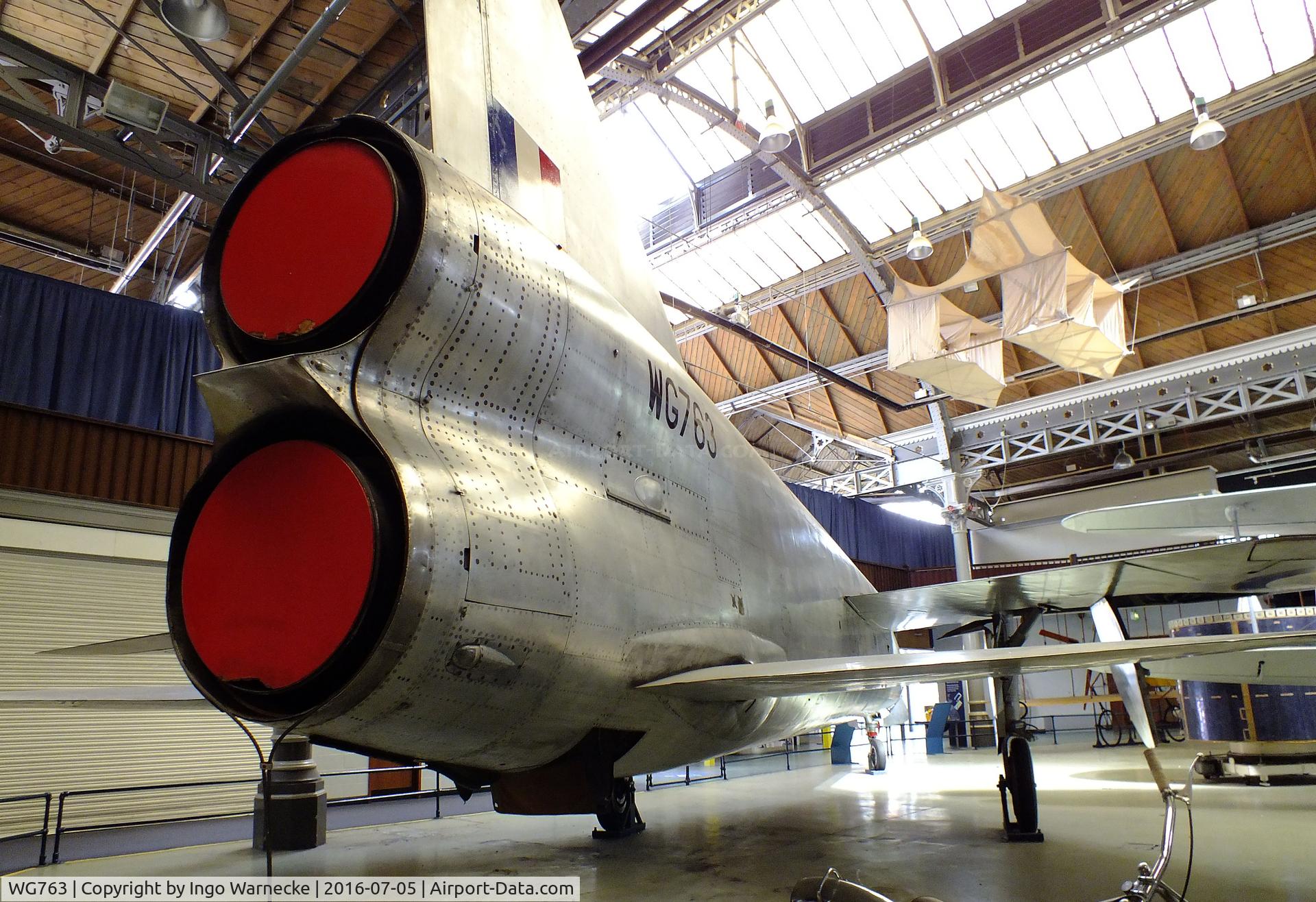 WG763, 1955 English Electric P.1A C/N 95003, English Electric P.1A (Lightning 'prototype') at the Museum of Science and Industry, Manchester