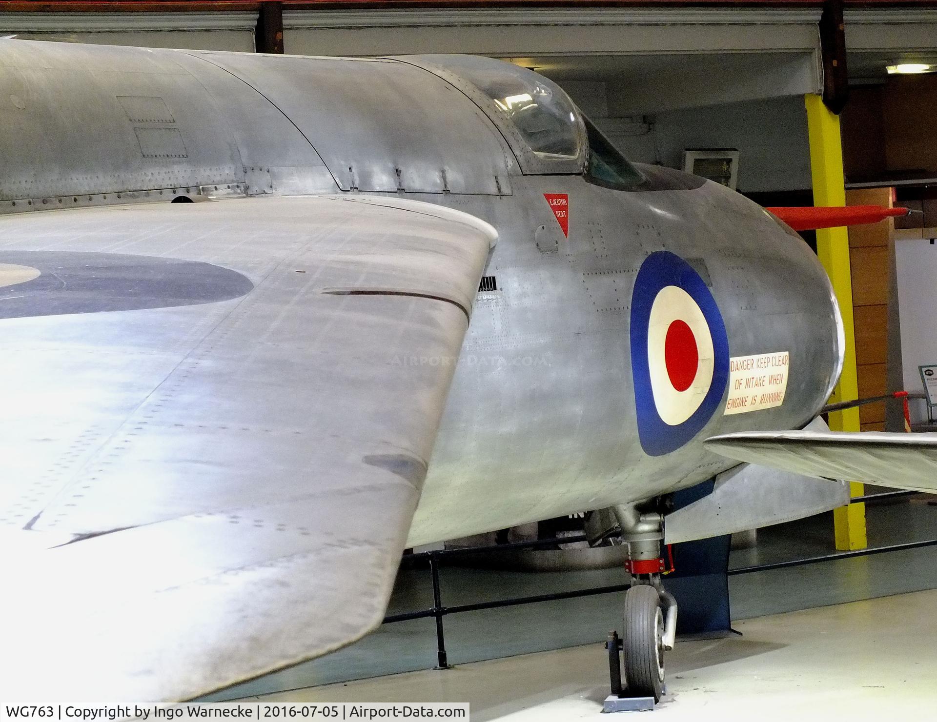 WG763, 1955 English Electric P.1A C/N 95003, English Electric P.1A (Lightning 'prototype') at the Museum of Science and Industry, Manchester