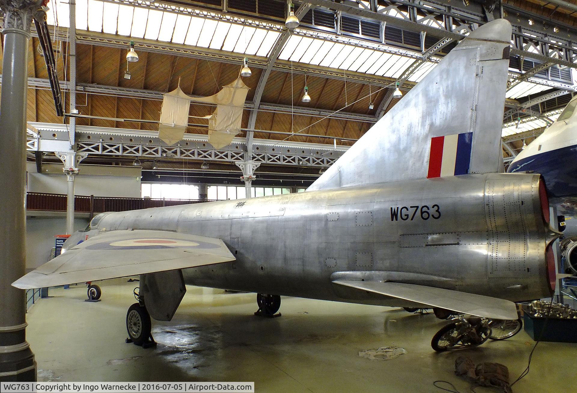 WG763, 1955 English Electric P.1A C/N 95003, English Electric P.1A (Lightning 'prototype') at the Museum of Science and Industry, Manchester