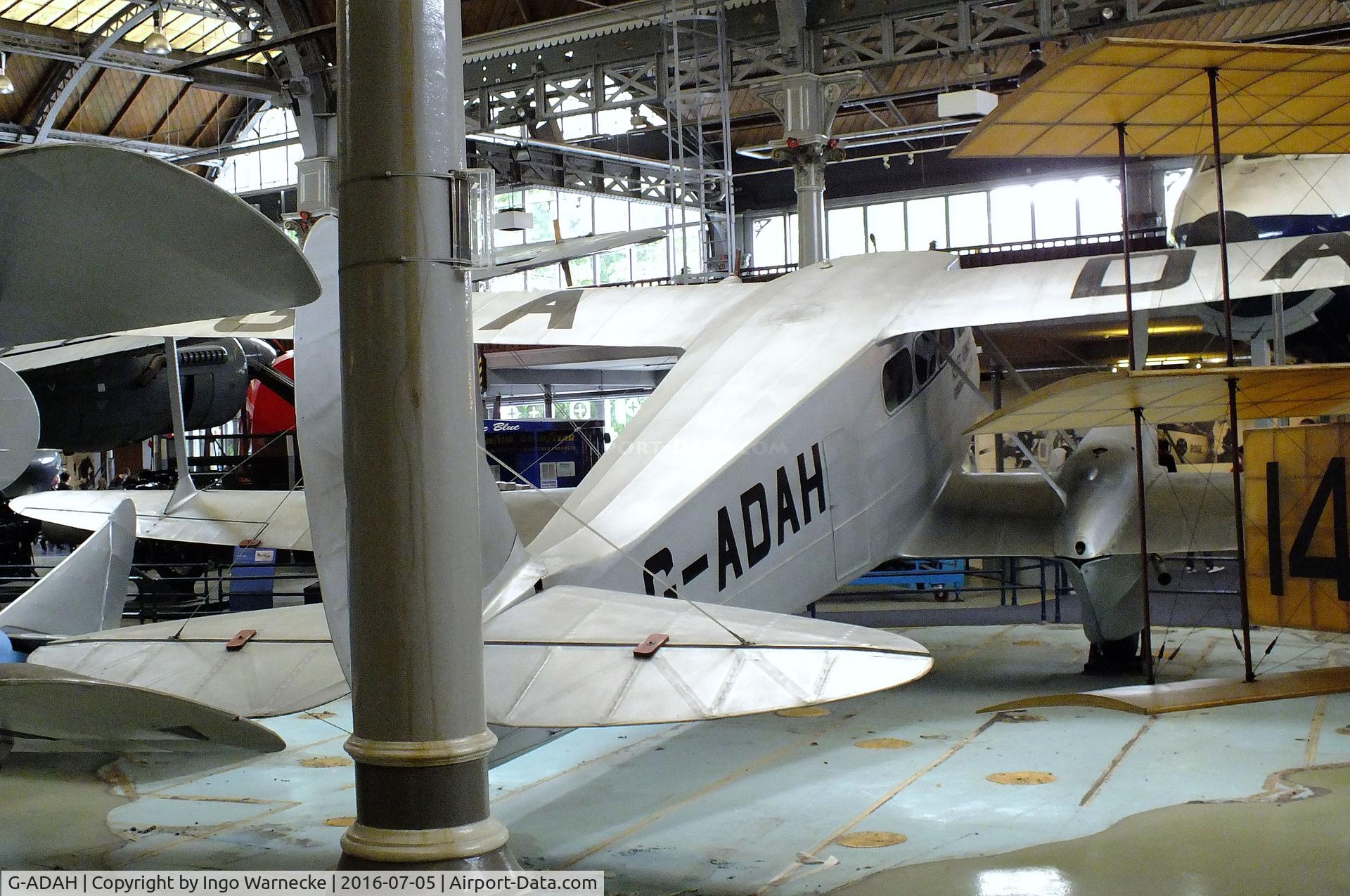 G-ADAH, De Havilland DH-89A Dragon Rapide C/N 6278, De Havilland D.H.89A Dragon Rapide at the Museum of Science and Industry, Manchester