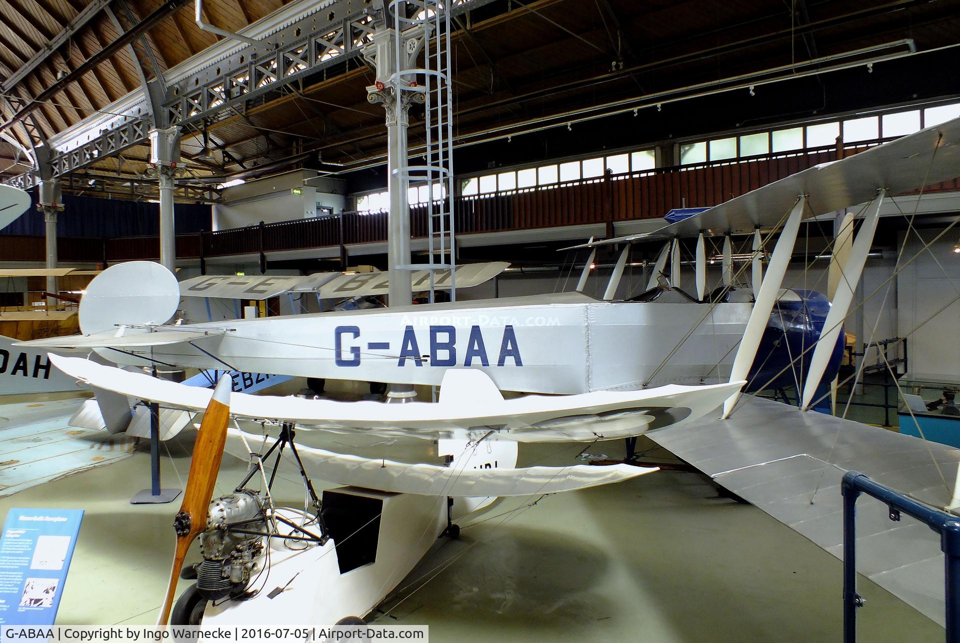 G-ABAA, Avro 504K C/N H2311, Avro 504K at the Museum of Science and Industry, Manchester