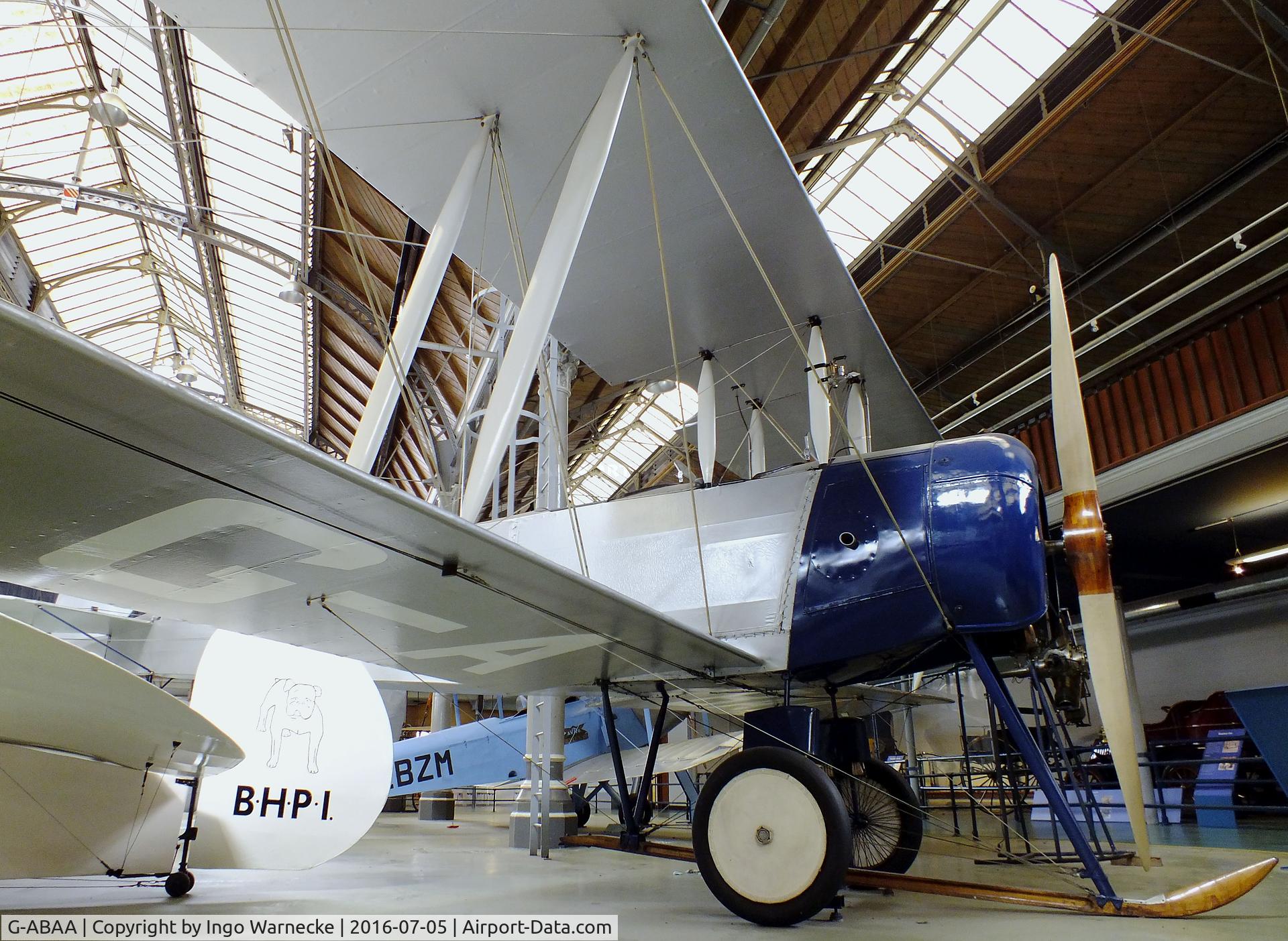 G-ABAA, Avro 504K C/N H2311, Avro 504K at the Museum of Science and Industry, Manchester