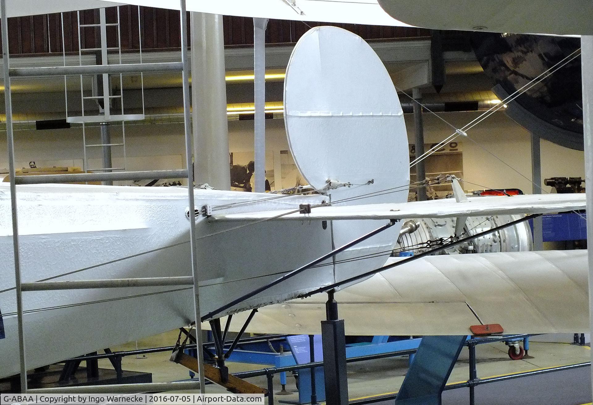 G-ABAA, Avro 504K C/N H2311, Avro 504K at the Museum of Science and Industry, Manchester
