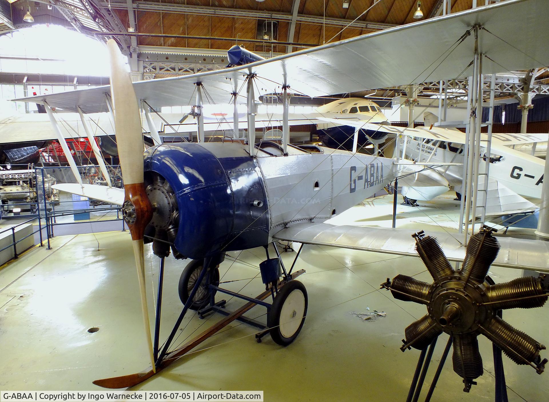 G-ABAA, Avro 504K C/N H2311, Avro 504K at the Museum of Science and Industry, Manchester