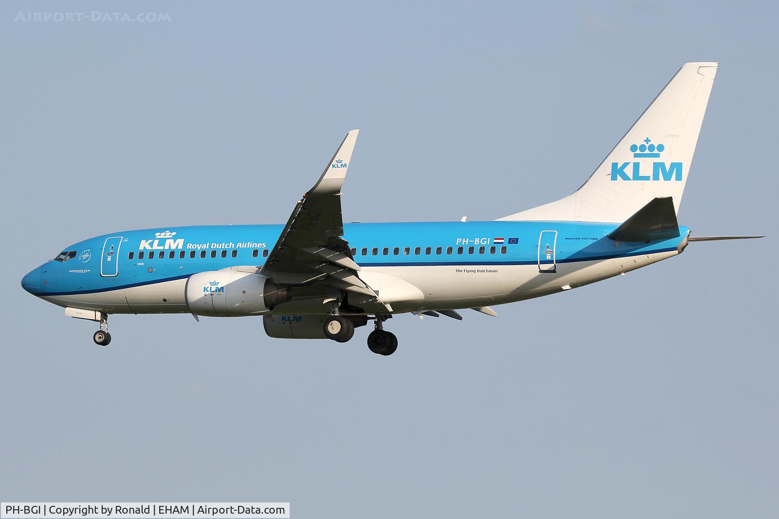 PH-BGI, 2010 Boeing 737-7K2 C/N 30364, at spl