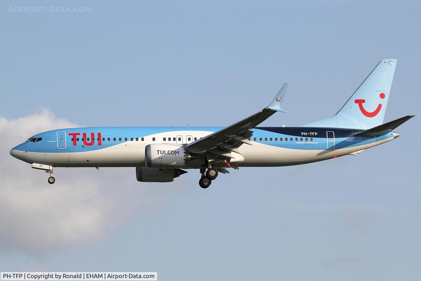 PH-TFP, 2019 Boeing 737-8 MAX C/N 44649, at spl
