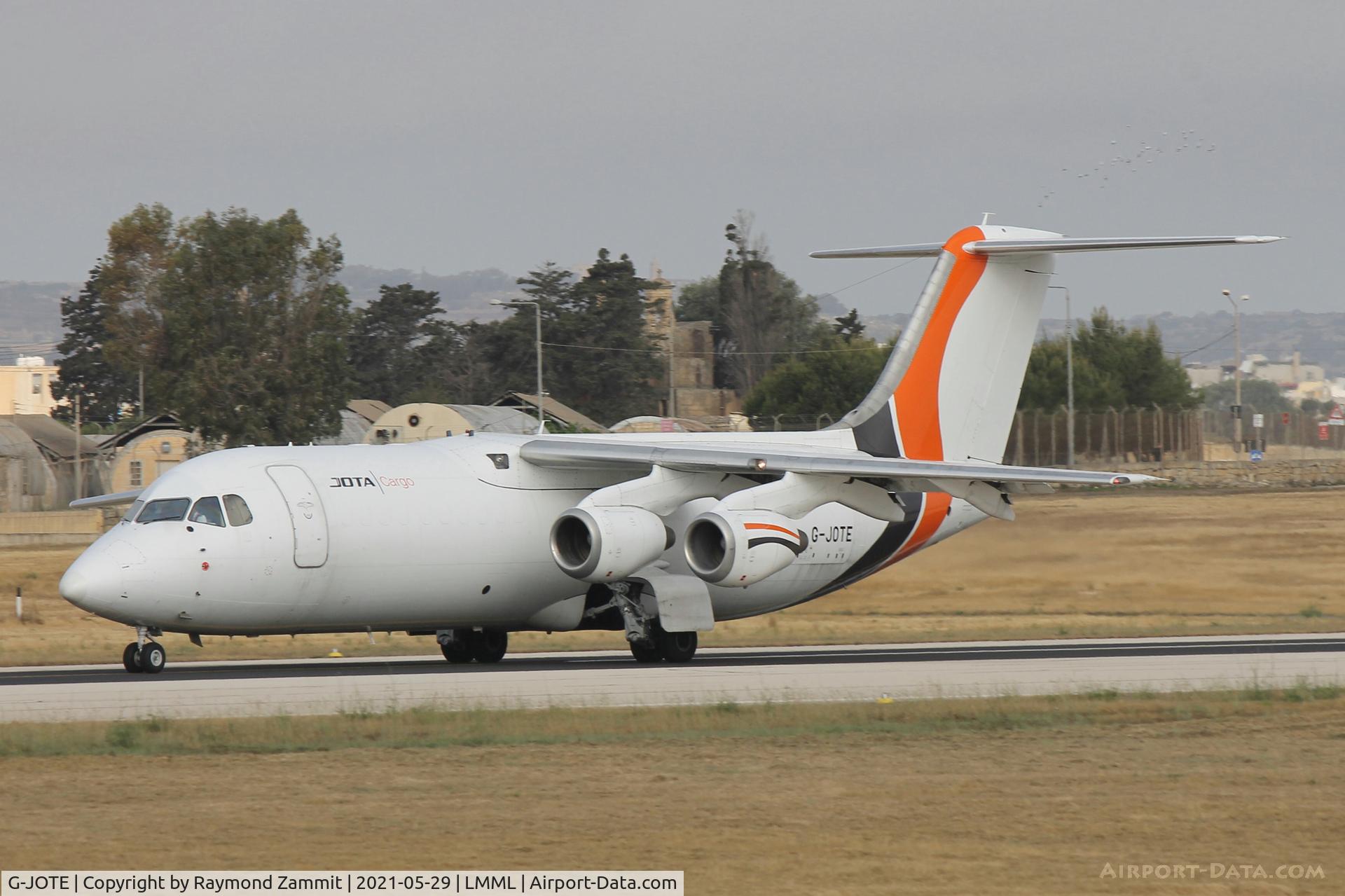 G-JOTE, 1990 British Aerospace BAe-146-300QT Quiet Trader C/N E3182, Bae146 G-JOTE Jota Aviation