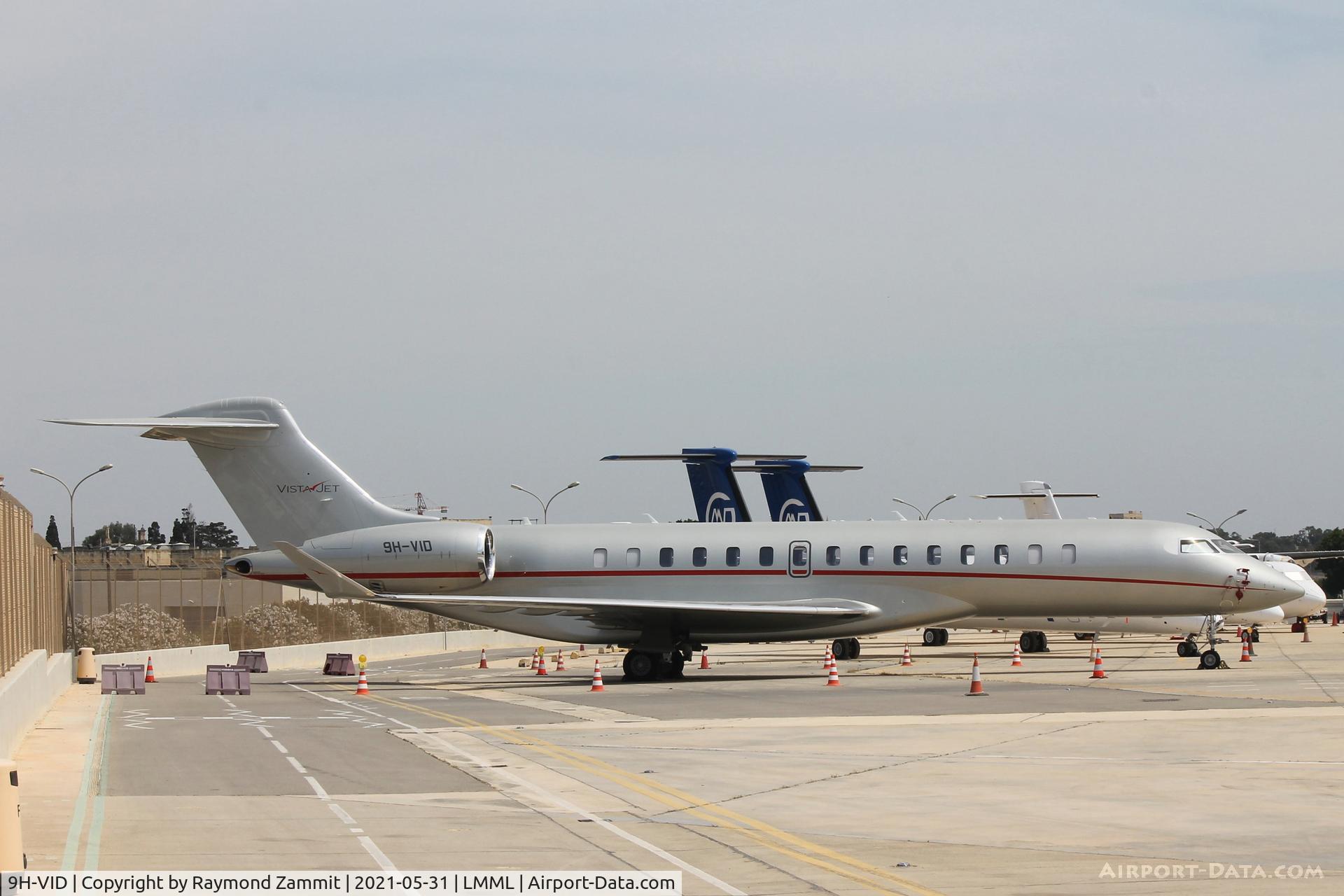 9H-VID, 2020 Bombardier BD-700-2A12 Global 7500 C/N 70064, Bombardier BD-700 Global 9H-VID Vistajet