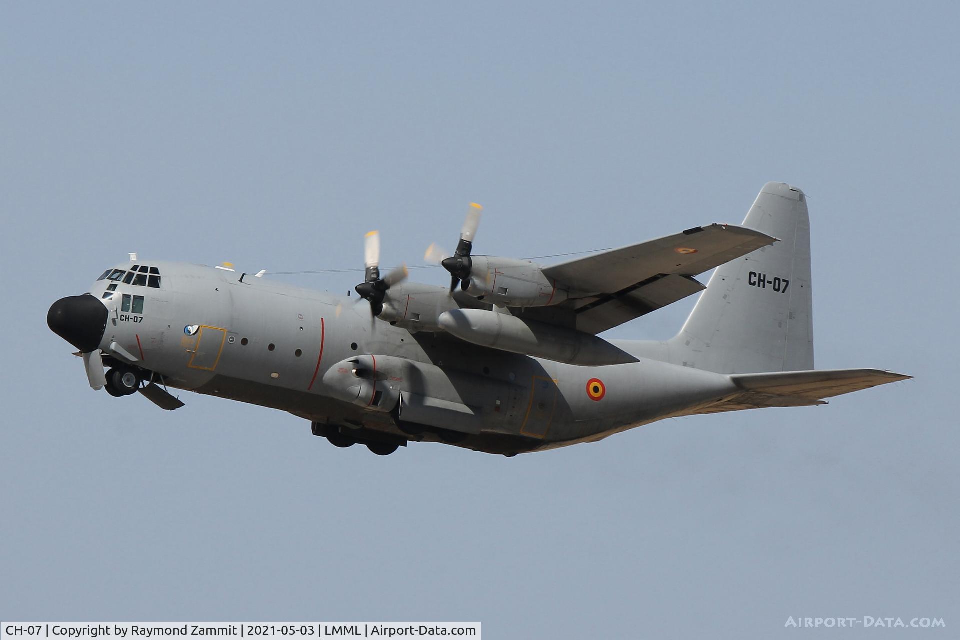 CH-07, 1971 Lockheed C-130H Hercules C/N 382-4476, Lockheed C-130H Hercules CH-07 Belgian Air Force