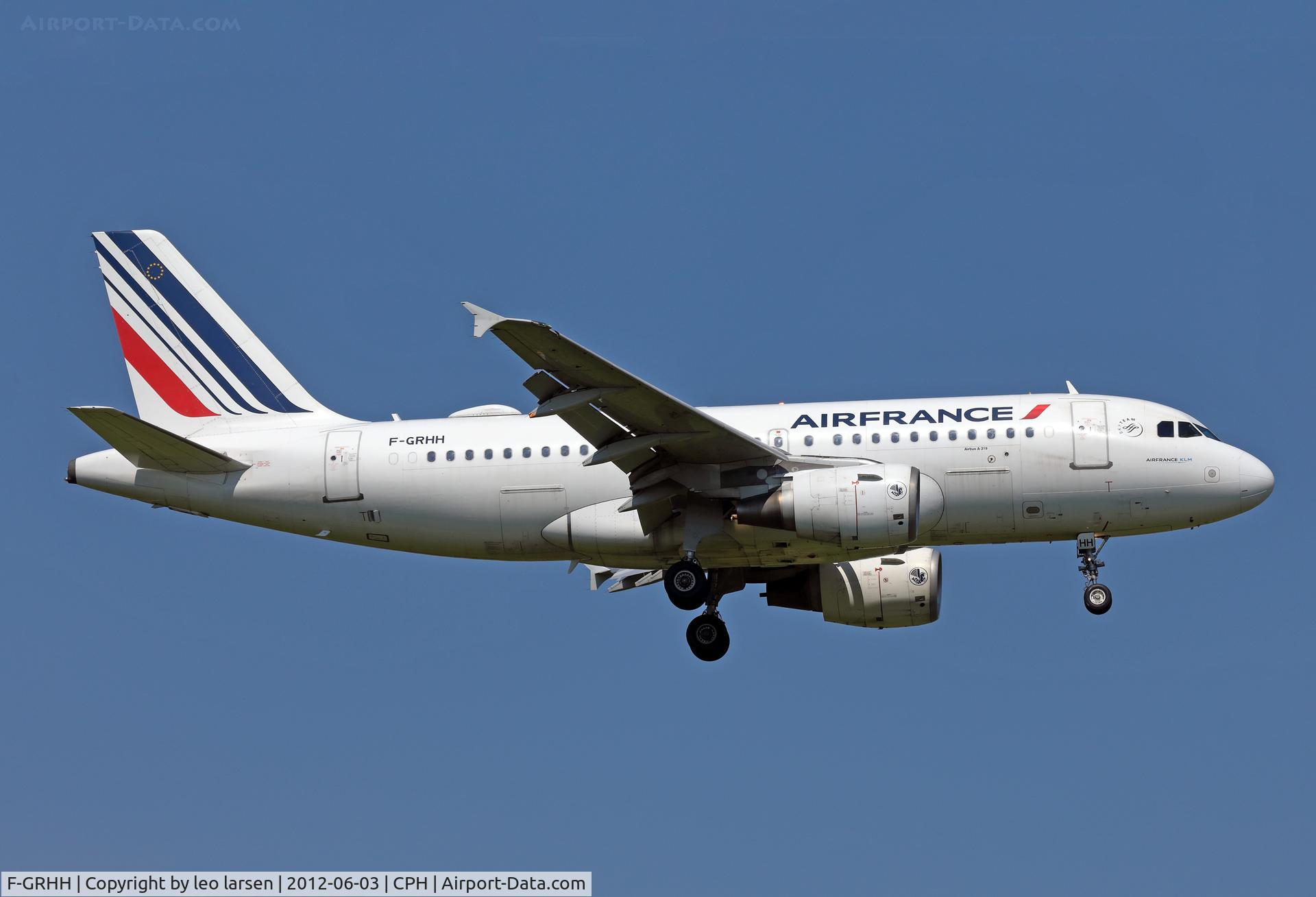 F-GRHH, 1999 Airbus A319-111 C/N 1151, Copenhagen 3.6.2021