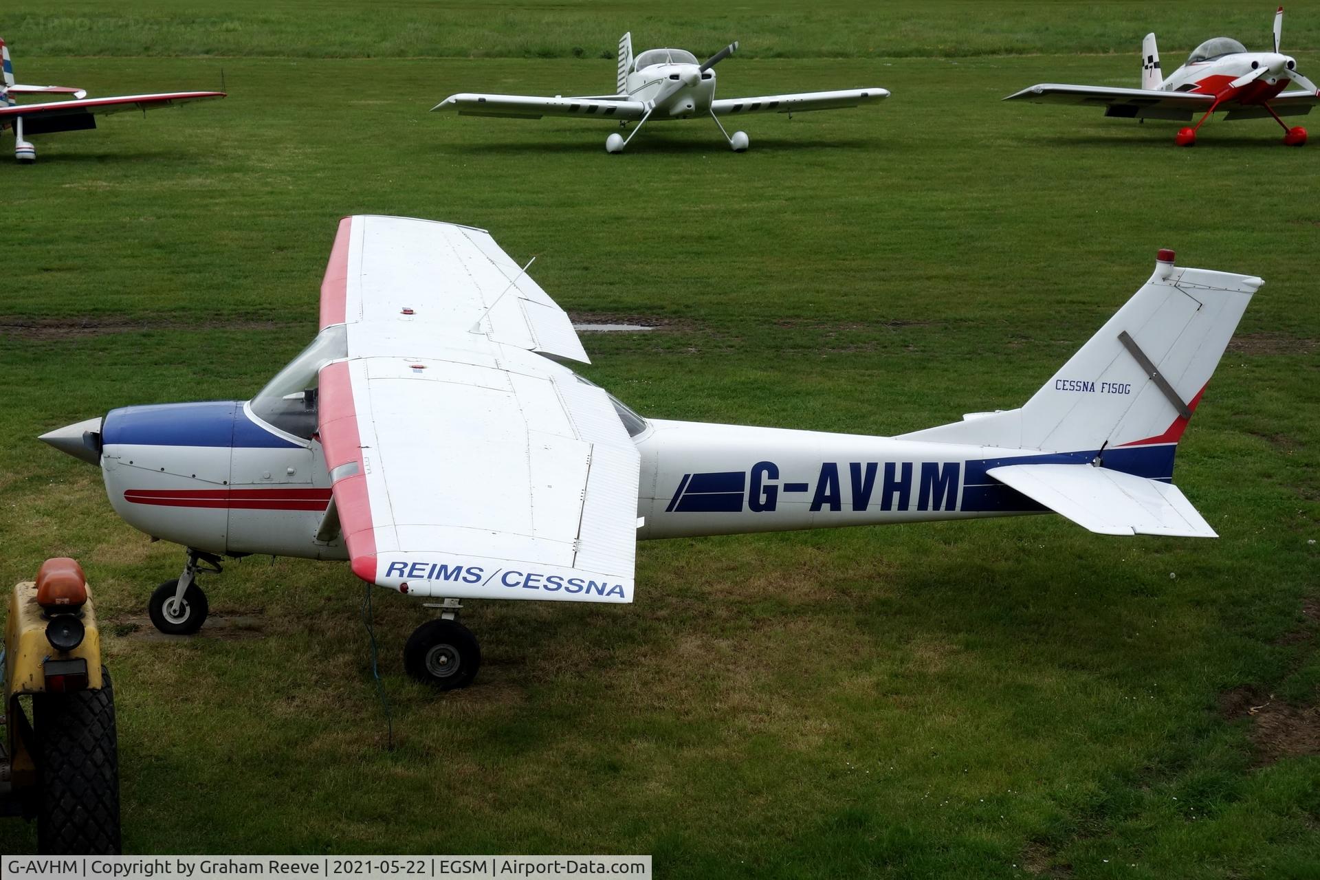 G-AVHM, 1967 Reims F150G C/N 0181, Parked at Beccles.