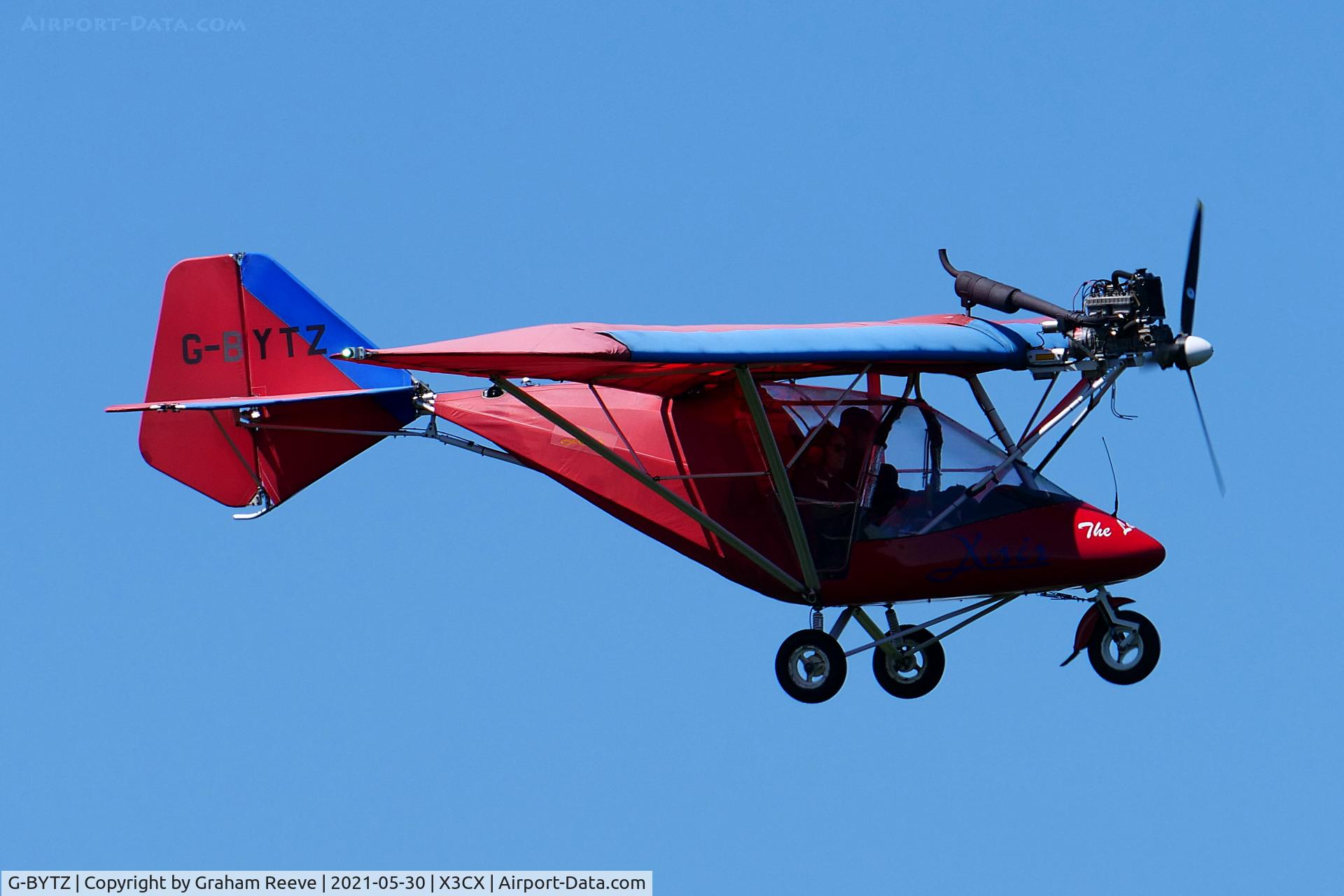G-BYTZ, 2000 X'Air 582(6) C/N BMAA/HB/120, Departing from Northrepps.