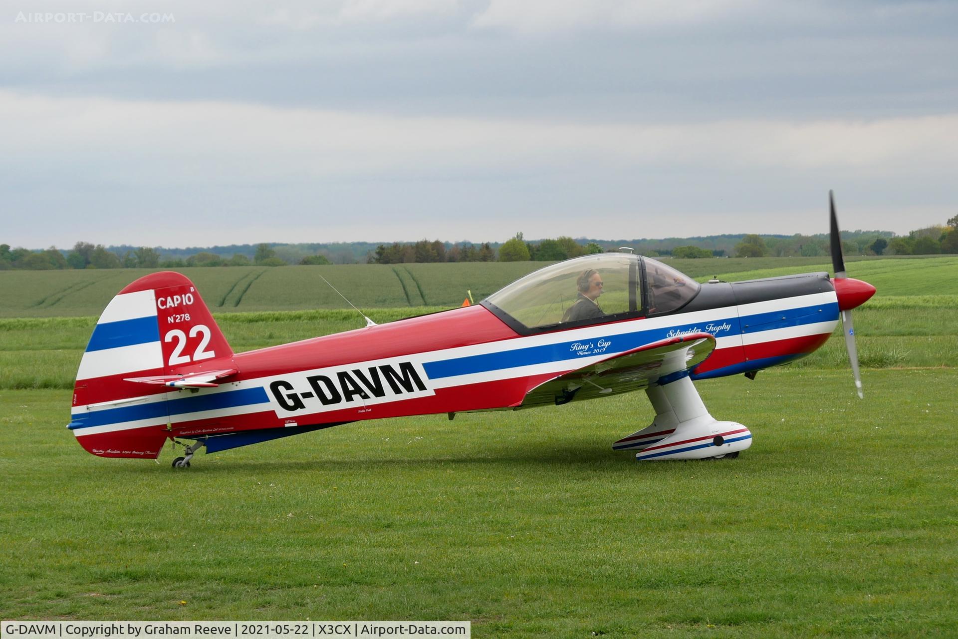 G-DAVM, 1998 Mudry CAP-10B C/N 278, Departing from Northrepps.