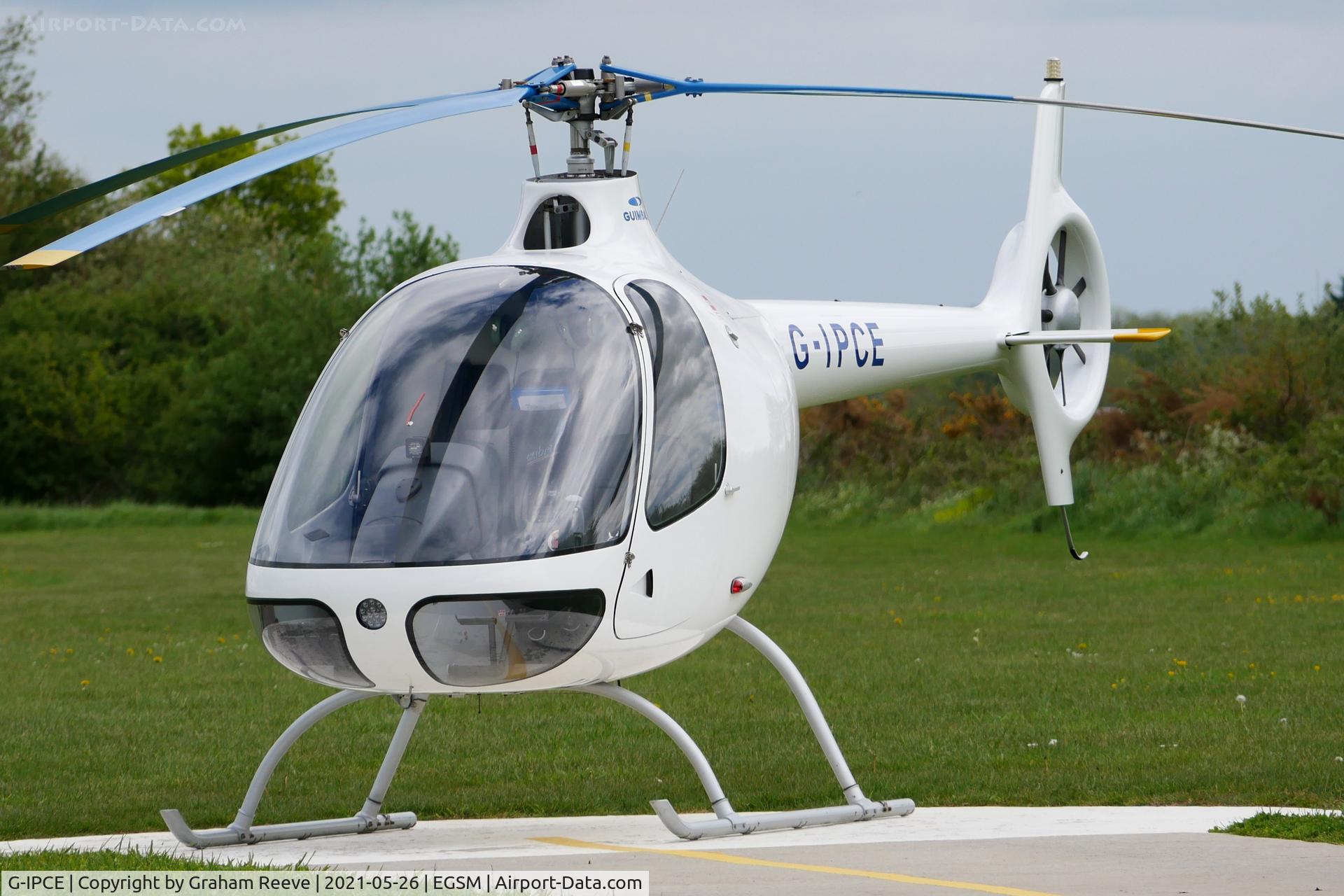 G-IPCE, 2011 Guimbal Cabri G2 C/N 1027, Parked at Beccles.