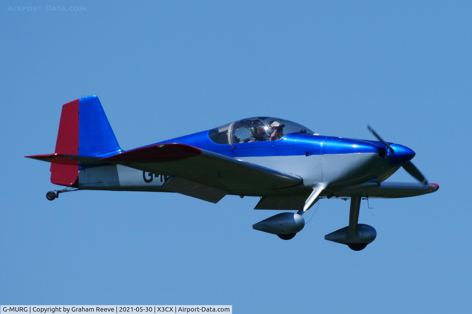 G-MURG, 2005 Vans RV-6 C/N PFA 181-12470, Landing at Northrepps.