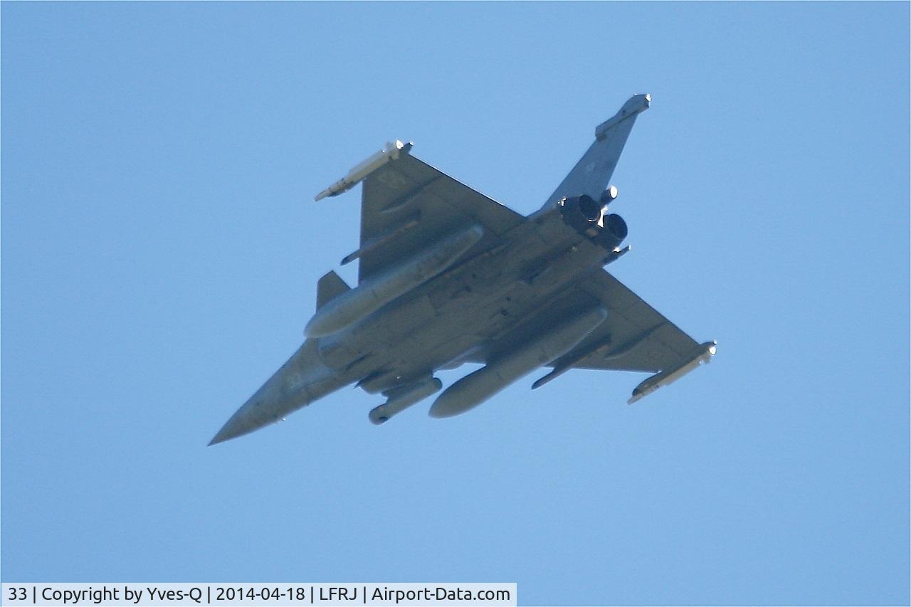 33, Dassault Rafale M C/N 33, Dassault Rafale M, Flight over Landivisiau Naval Air Base (LFRJ)