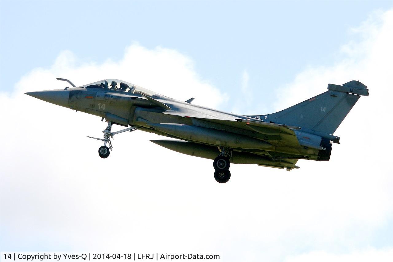 14, Dassault Rafale M C/N 14, Dassault Rafale M, On final rwy 08, Landivisiau Naval Air Base (LFRJ)