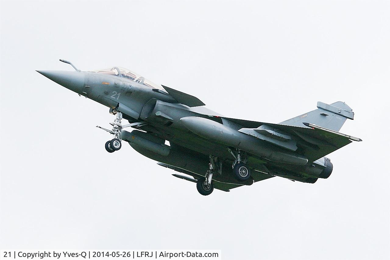 21, Dassault Rafale M C/N 21, Dassault Rafale M, On final rwy 08, Landivisiau Naval Air Base (LFRJ)