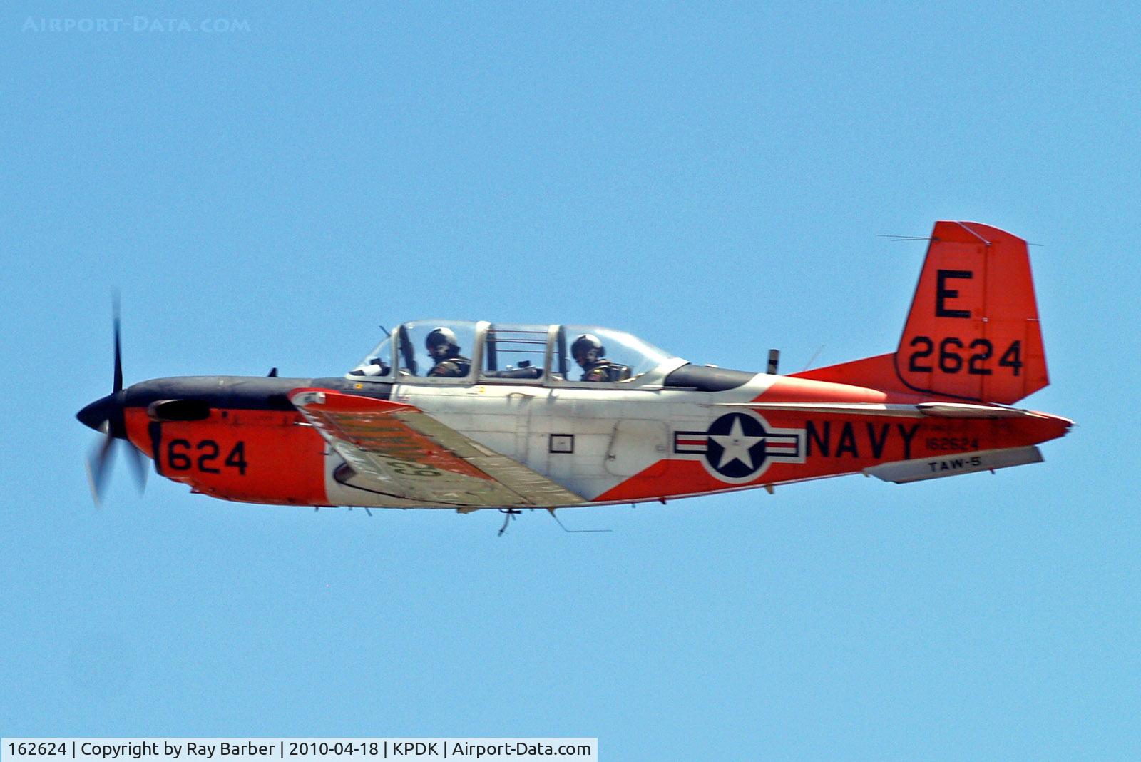 162624, Beech T-34C Turbo Mentor C/N GL-309, 162624   (2624) Beech T-34C Turbo Mentor [GL-309] (United States Navy) Atlanta-Dekalb Peachtree~N 18/04/2010