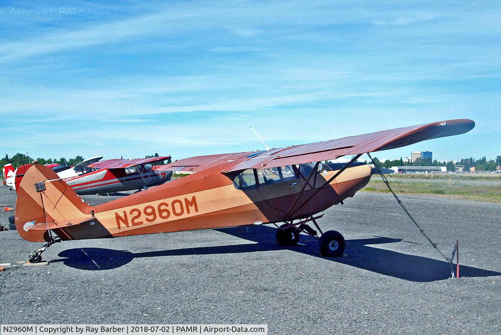 N2960M, 1946 Piper PA-12 Super Cruiser C/N 12-1352, N2960M   Piper PA-12 Super Cruiser [12-1352] Anchorage-Merrill Field~N 02/07/2018