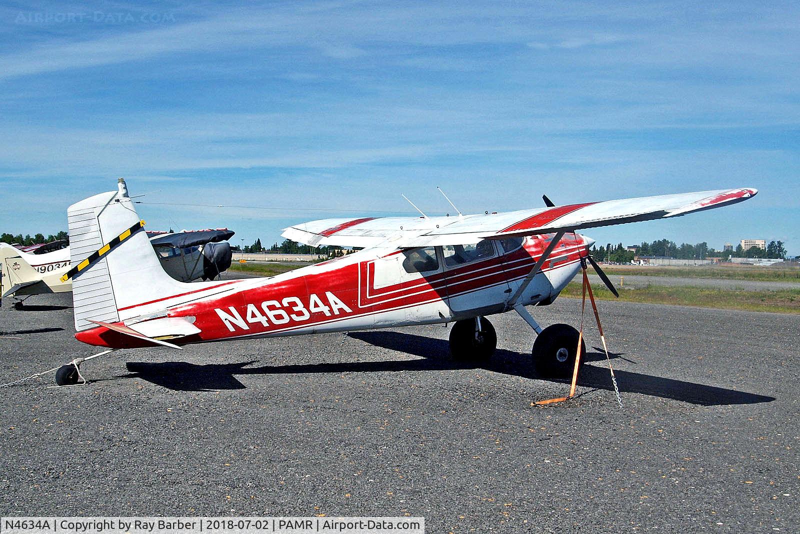 N4634A, 1956 Cessna 180 C/N 32232, N4634A   Cessna 180 Skywagon [32232] Anchorage-Merrill Field~N 02/07/2018