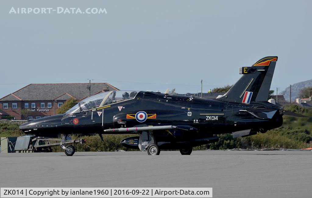 ZK014, 2008 British Aerospace Hawk T2 C/N RT005/1243, 4 Squadron RAF Valley