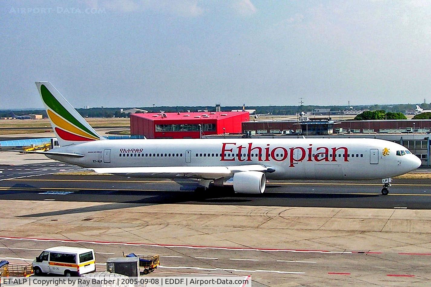 ET-ALP, 2005 Boeing 767-360/ER C/N 33769, ET-ALP   Boeing 767-360ER [35769] (Ethiopian Airlines) Frankfurt Int'l~D 08/09/2005