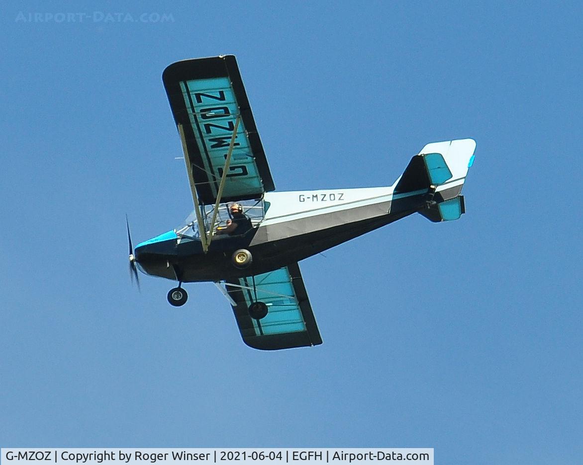 G-MZOZ, 1998 Rans S-6ESD XL Coyote II C/N PFA 204-13168, Visiting Coyote II aircraft in the overhead.