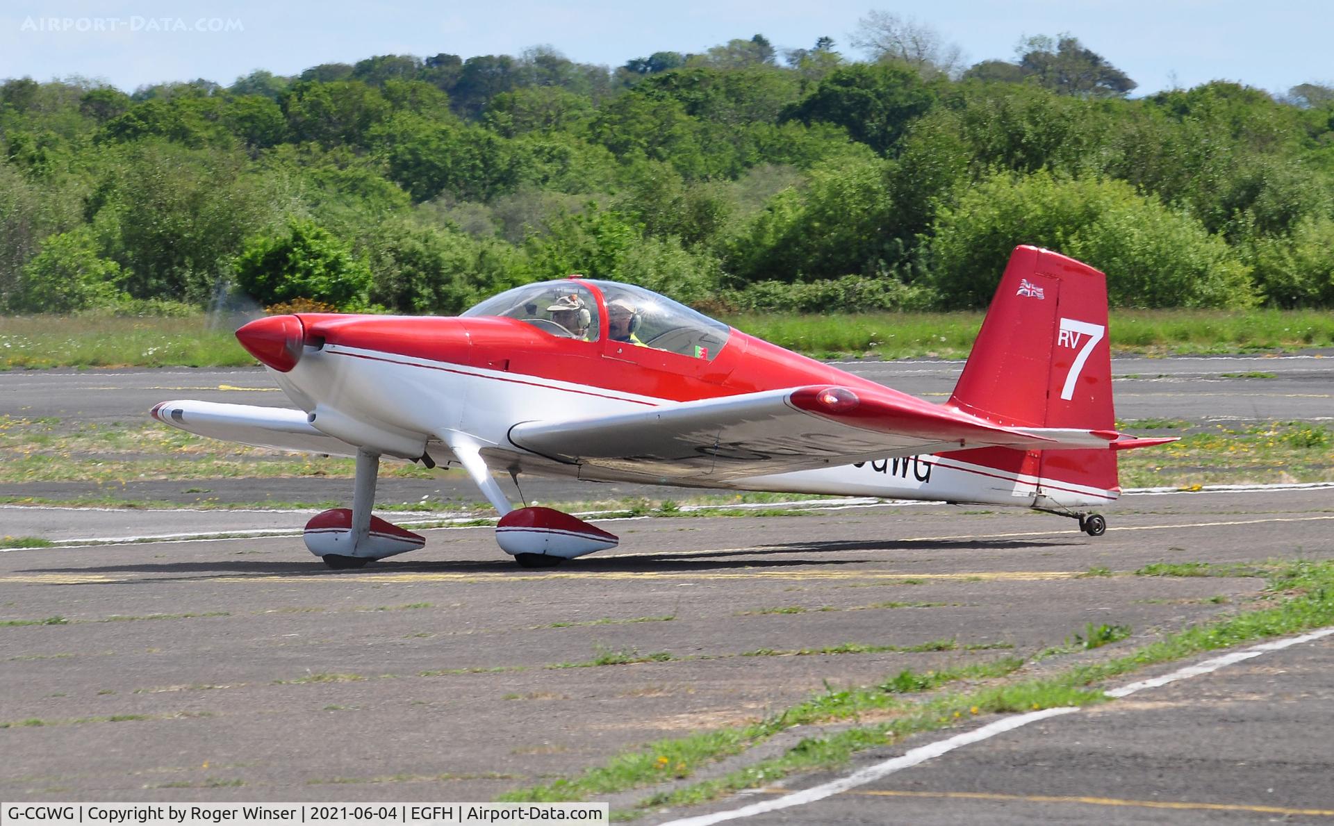 G-CGWG, 2011 Vans RV-7 C/N PFA 323-14486, Resident RV-7.
