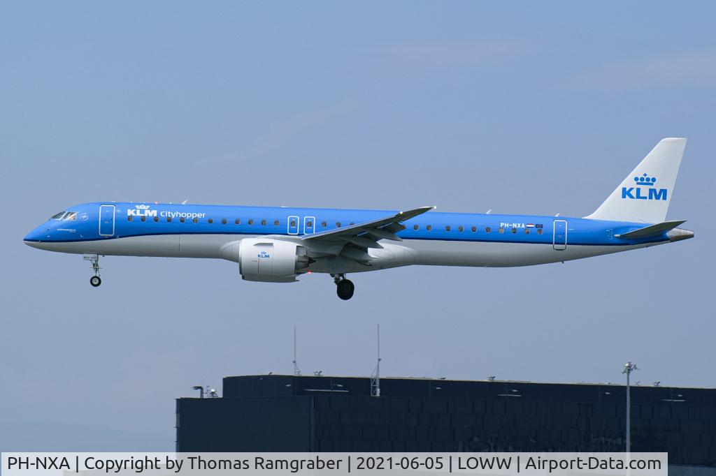 PH-NXA, 2021 Embraer E195-E2 (ERJ-190-400STD) C/N 19020045, KLM - Royal Dutch Airlines Embraer 195 E2