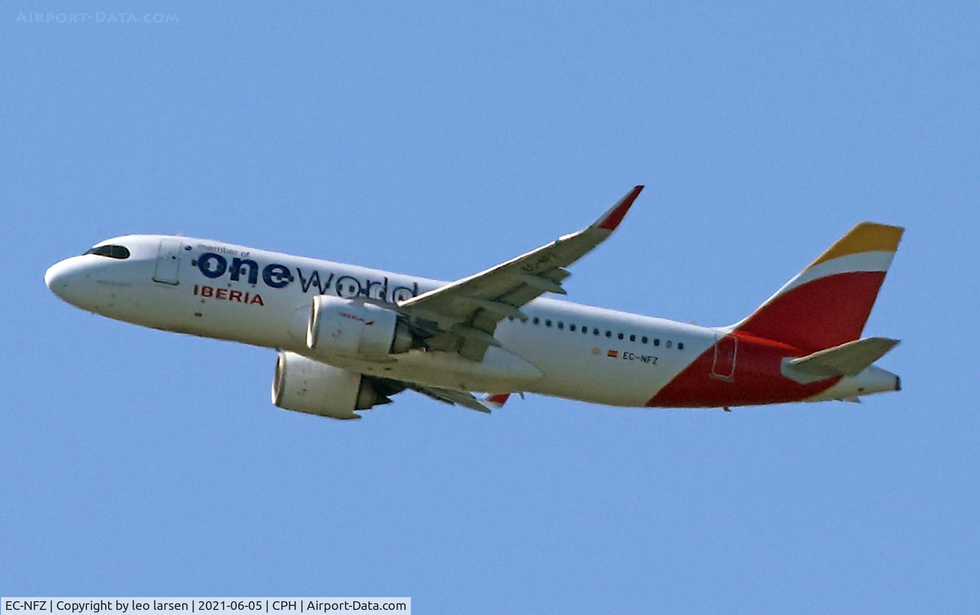 EC-NFZ, 2019 Airbus A320-251N C/N 10002, Copenhagen 5.6.2021
