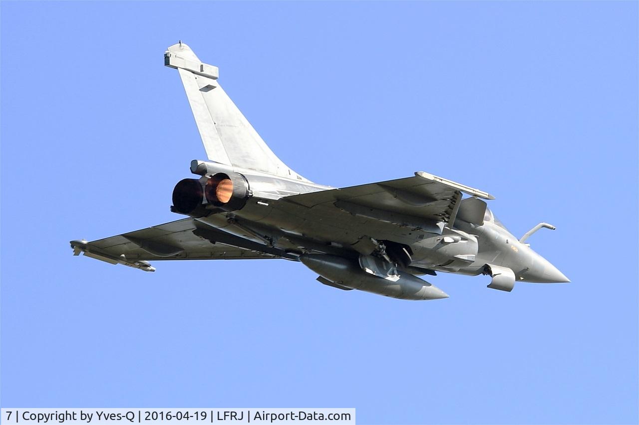 7, Dassault Rafale M C/N 7, Dassault Rafale M, Go arround rwy 08, Landivisiau Naval Air Base (LFRJ)