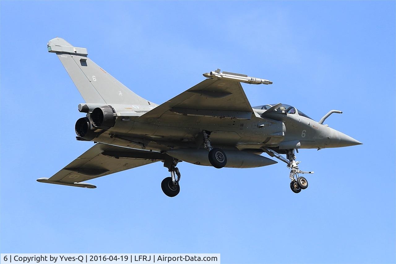 6, Dassault Rafale M C/N 6, Dassault Rafale M, On final rwy 08, Landivisiau Naval Air Base (LFRJ)