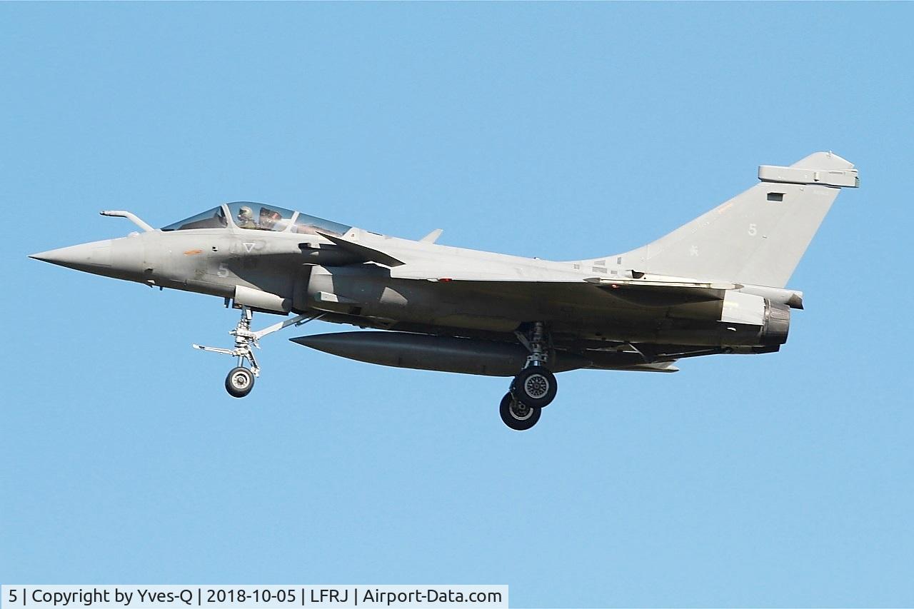5, Dassault Rafale M C/N 5, Dassault Rafale M, On final rwy 26, Landivisiau Naval Air Base (LFRJ)