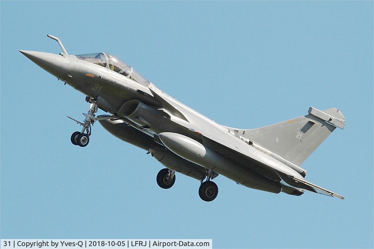 31, Dassault Rafale M C/N 31, Dassault Rafale M, Short approach rwy 26, Landivisiau Naval Air Base (LFRJ)