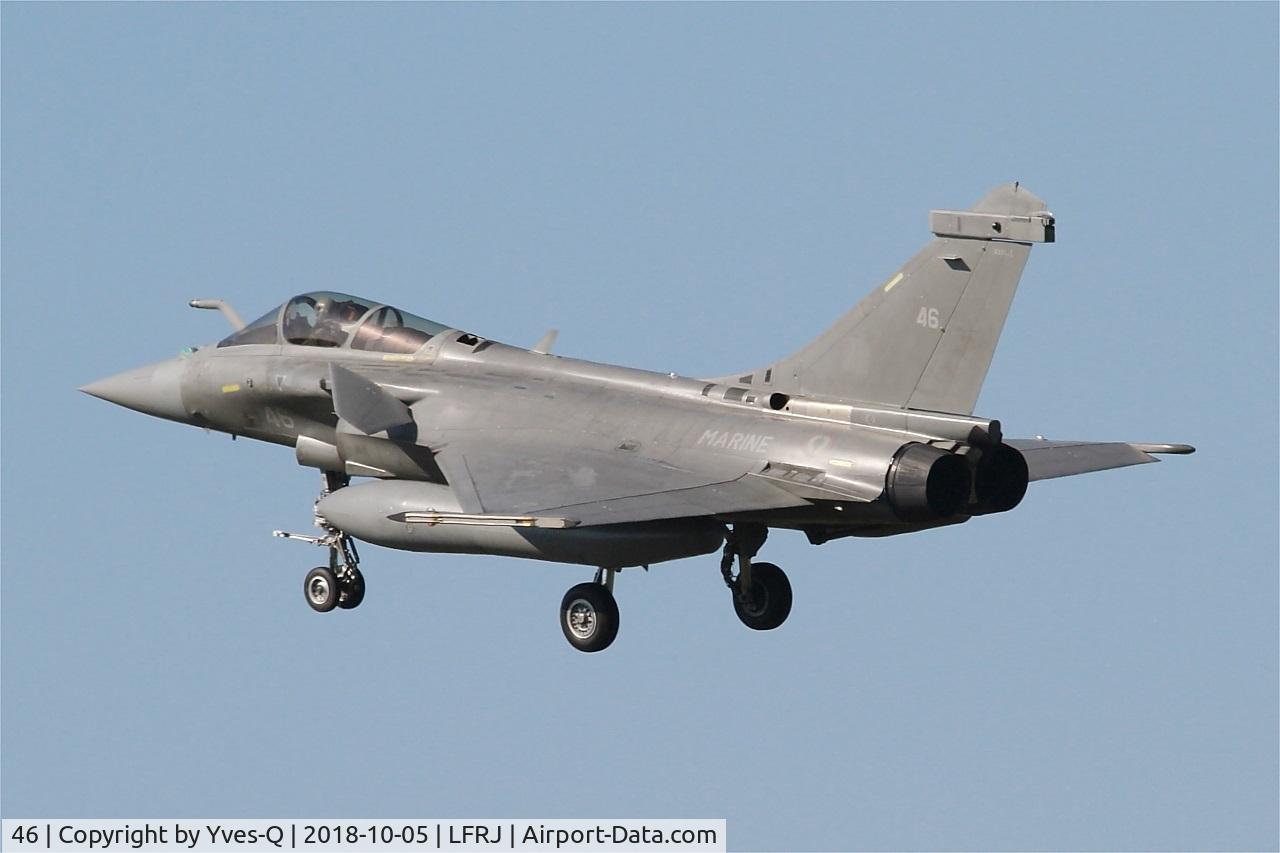 46, 2016 Dassault Rafale M C/N 46, Dassault Rafale M, On final rwy 26, Landivisiau Naval Air Base (LFRJ)