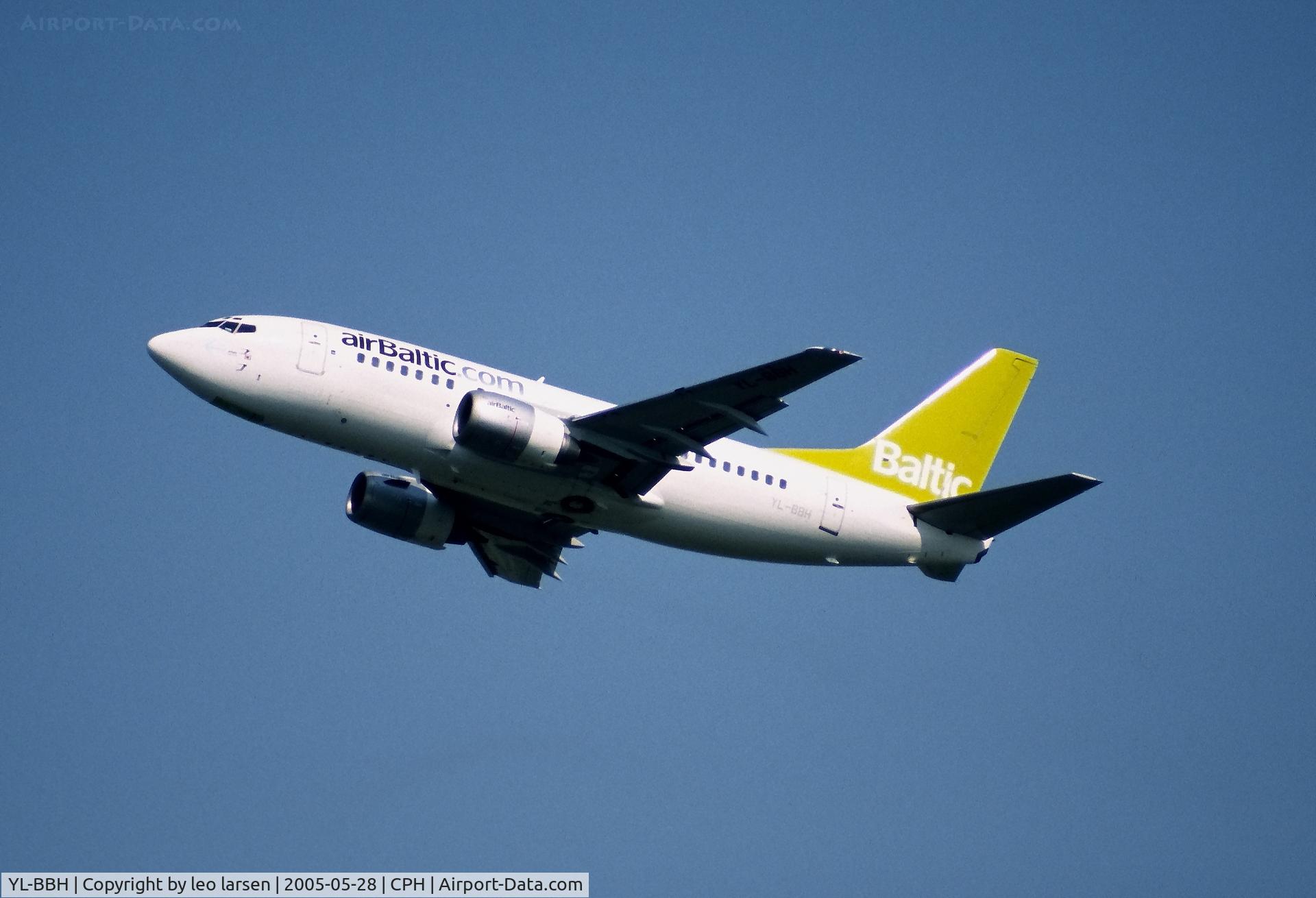 YL-BBH, 1990 Boeing 737-548 C/N 24968, Copenhagen 28.5.2005