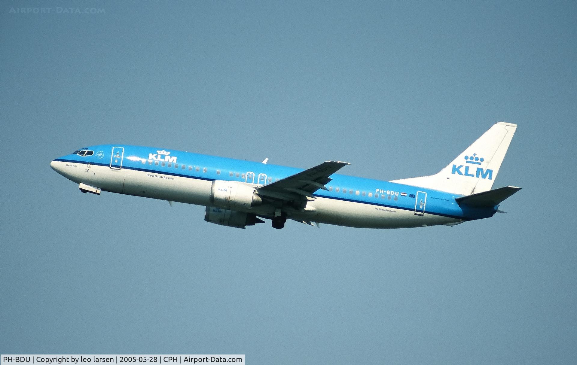 PH-BDU, 1990 Boeing 737-406 C/N 24857, Copenhagen 28.5.2005
