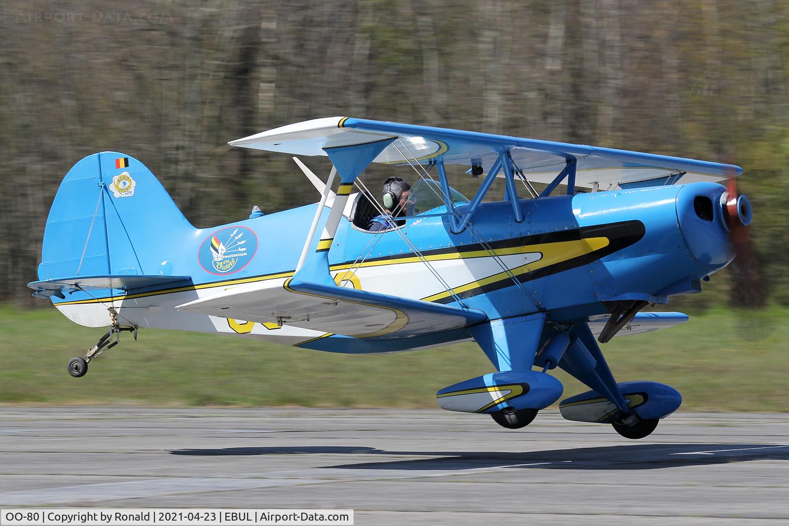 OO-80, EAA Acrosport C/N 864, at ebul