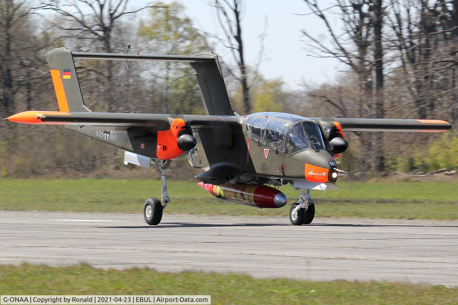 G-ONAA, 1971 North American OV-10B Bronco C/N 338-3, at ebul
