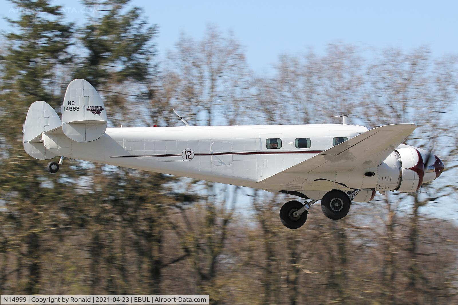 N14999, 1938 Lockheed 12A Electra Junior C/N 1252, at ebul