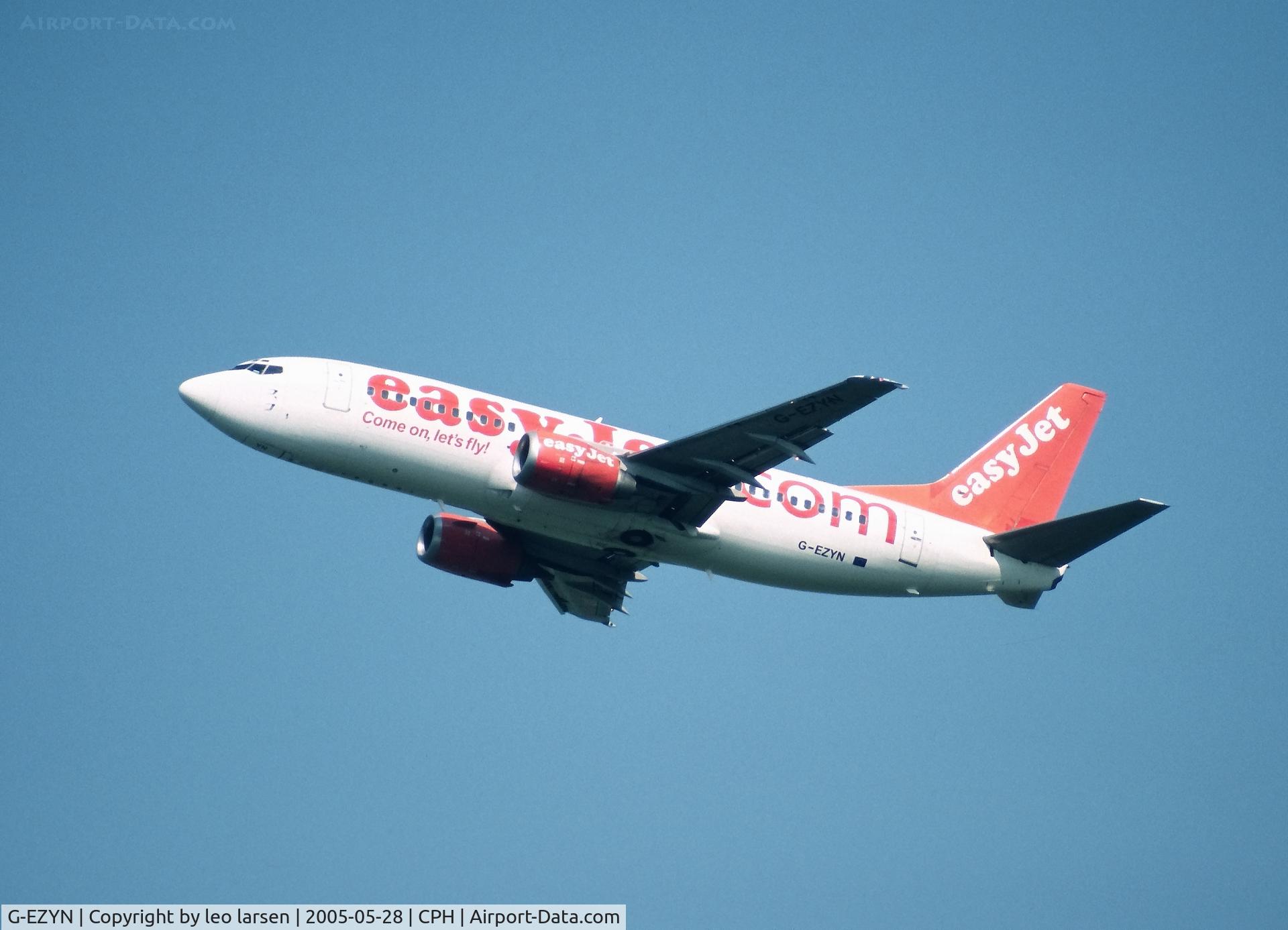 G-EZYN, 1999 Boeing 737-33V C/N 29338, Copenhagen 28.5.2005