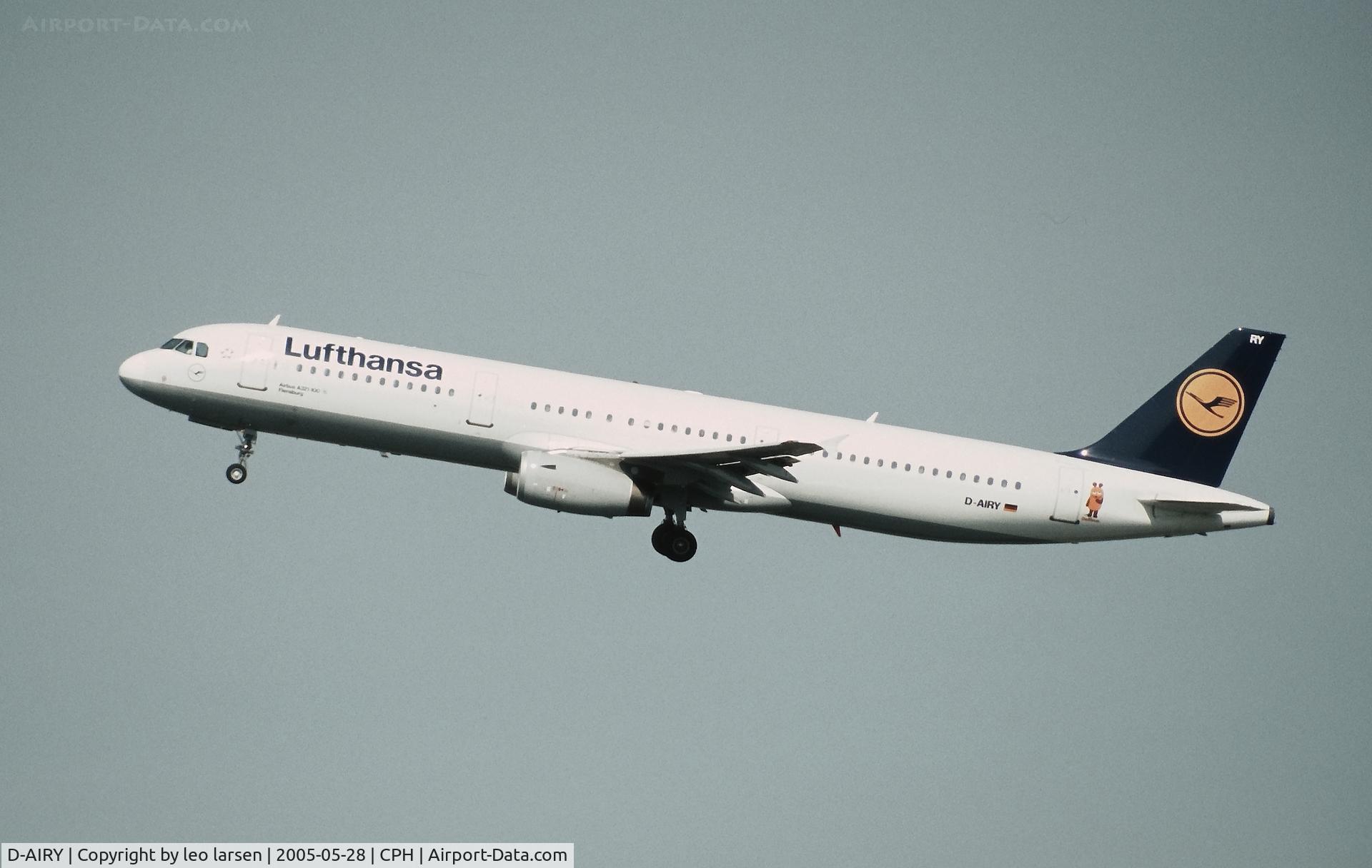 D-AIRY, 1998 Airbus A321-131 C/N 0901, Copenhagen 28.5.2005