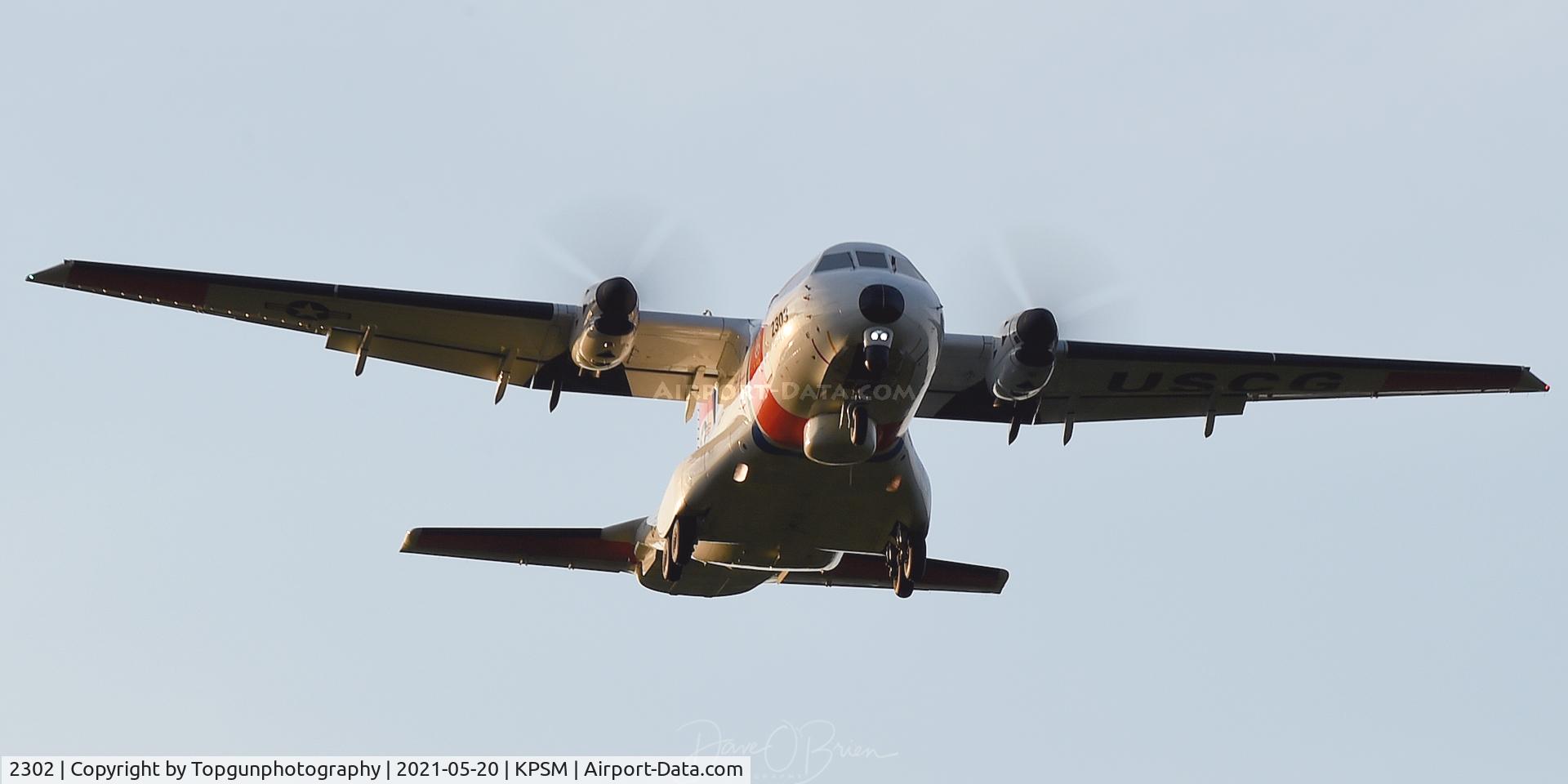 2302, Airtech HC-144A Ocean Sentry (CN-235M-300) C/N C168, Coast Guard 302 working RW16